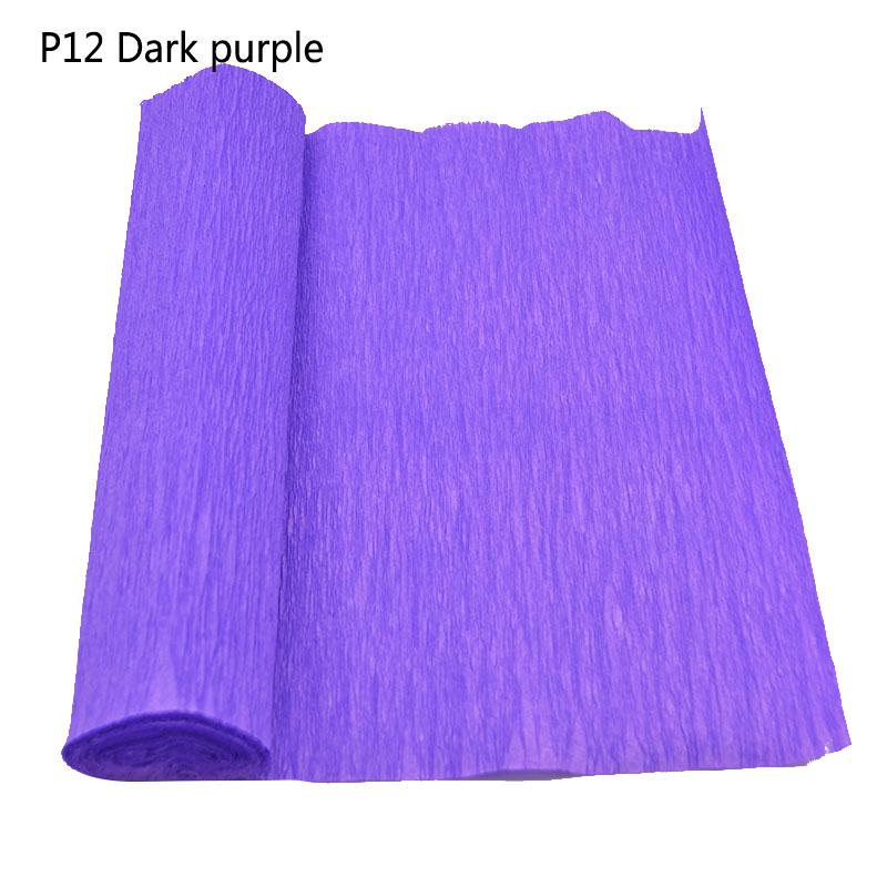 250x25cm 1 Roll DIY Flower Making Crepe Papers Wrapping Flowers Gifts Packing Material Handmade Diy Wrapping Paper Craft Decor