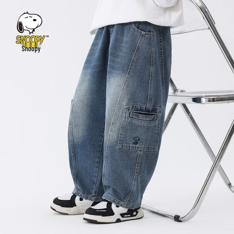 Snoopy Kids  2026 Spring Casual Denim Jeans 130cm