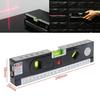 Bandă de Măsurat Aliaj Aluminiu Nivel cu Bulă Laser Linie Orizontală Verticală Riglă