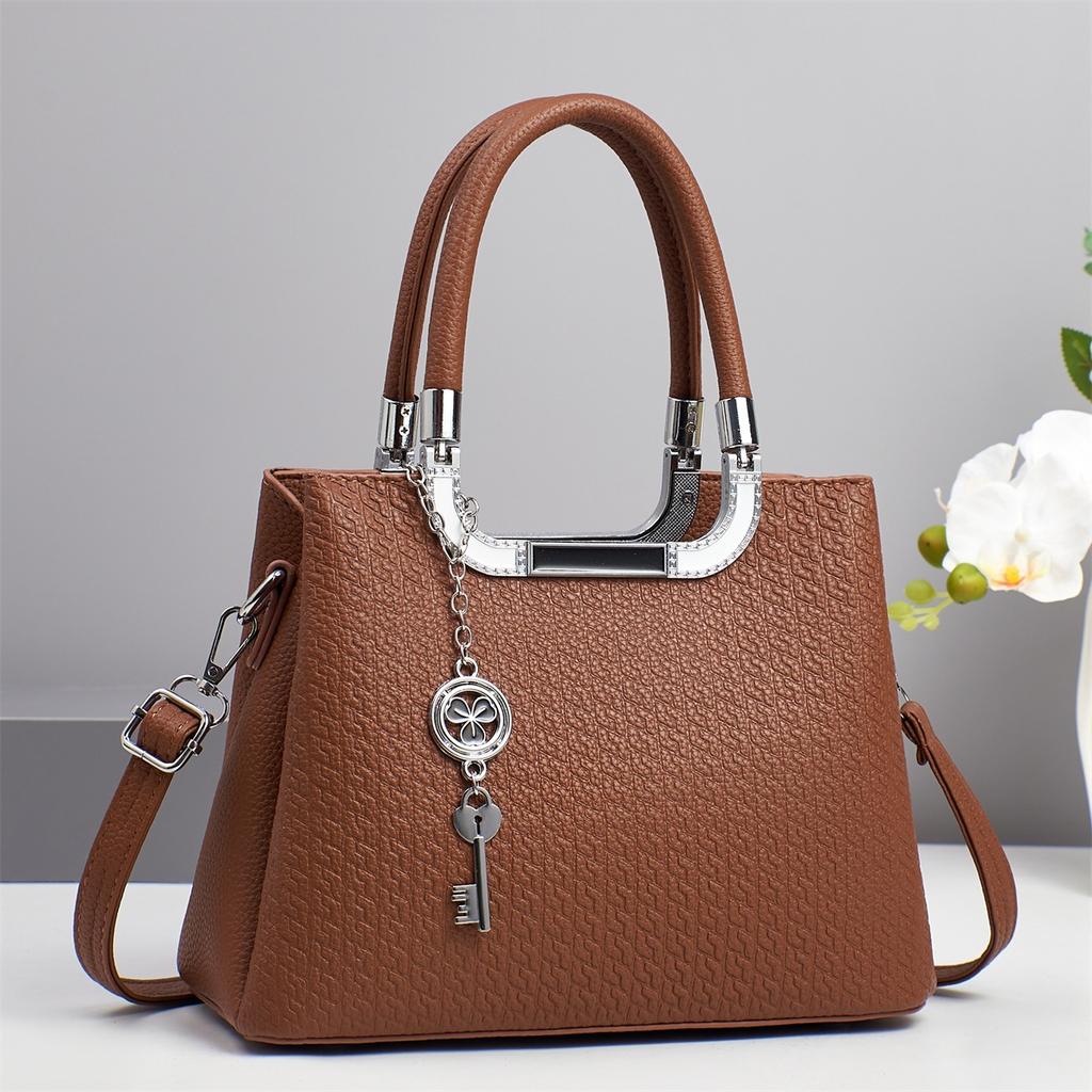 Neue Top-Look Horizontale Geprägte Mode-Handtasche mit Großer Kapazität Mehrschichtige Umhängetasche Crossbody-Tasche Damen