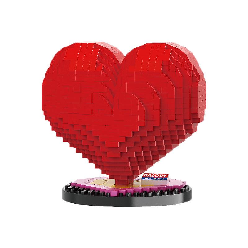 Kreativní mikro diamantové kostky lásky Valentýnský dárek Dárek k narozeninám pro dívky Vyznávací artefakt Dárek pro pár Ozdoby