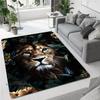 3D Lion Printed Carpet non-slip Carpet kitchen mats for floor decoracion anime rug Fashion yoga mat bedroom decor birthday gift
