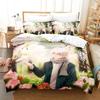 3D Print Anime Mushi Ginko Beding Set Soft Duvet Cover Bed Linen Set Comfortable Quilt Cover Pilowcase Warm Comforter king Quen Sized Dimensions Young