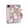 Korean Style Cat IPad Pro Case With Stand Function Side-Flip Cover Air 7 10th Gen Mini 6 Detachable Design PC