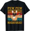 Pew Pew Madafakas French Bulldog Funny Dog Guns Frenchie Gift Unisex T-Shirt