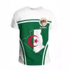 Algeria 3D T-shirt Men's and Women's Flag Print Short-sleeved Casual Sports Loose T-shirt Summer O-neck High Quality