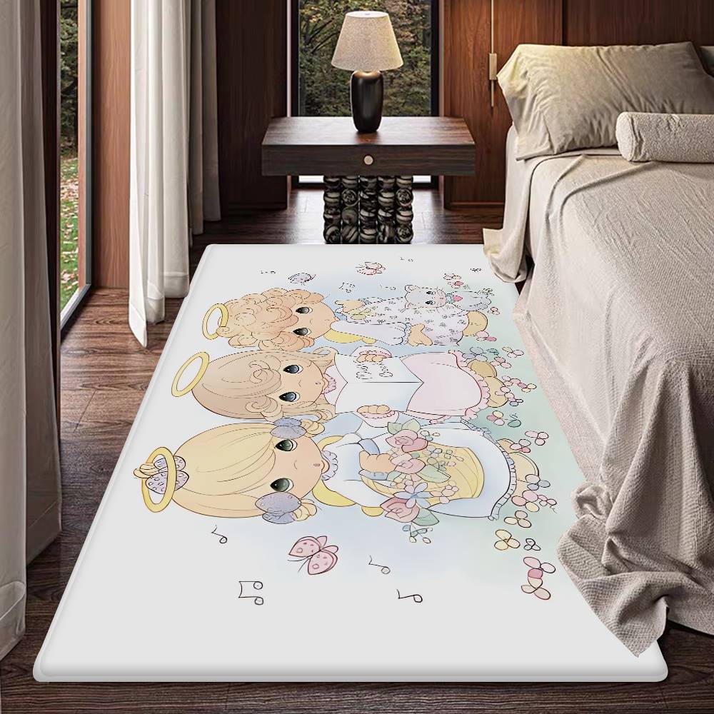 Precious Moments Cute Door Mat Kids Room Bedroom Decoration Balcony Anti-Slip Doormat Living Room Doormat Area Rug