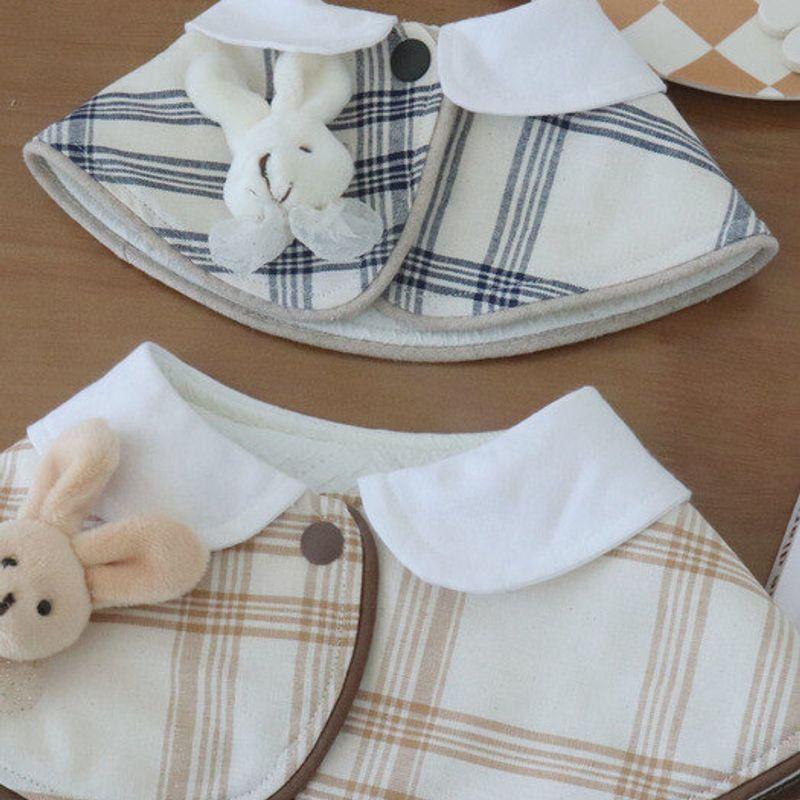 Haneul Mung Mung Rabbit Check Cape