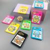 Neuheit 16-Felder Labyrinth-Puzzle-Spielzeug Cartoon-Tier Schiebepuzzle Minispiel Wettbewerbsgeschenk Interessantes Smart-Puzzle Zufälliger Stil