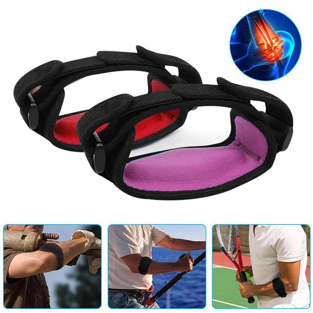 Adjustable Elbow Guard Breathable Exercise Protection Tennis Support Sweat Absorption Elbow Z4N8
