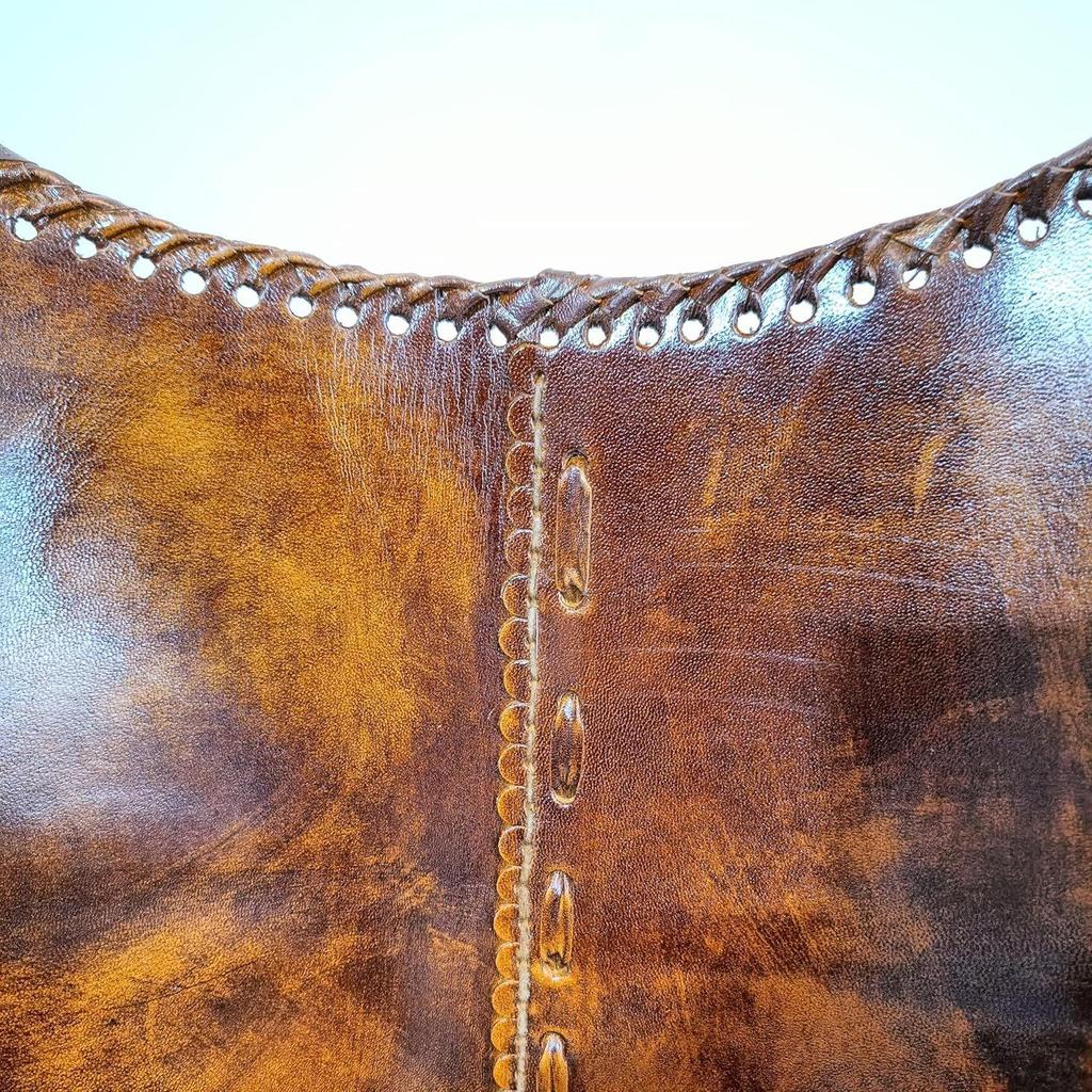 Leather Butterfly Chair || Folding Chair for Home Décor || Leather Recliner Chairs for Living Room (Cover with Black Leg)