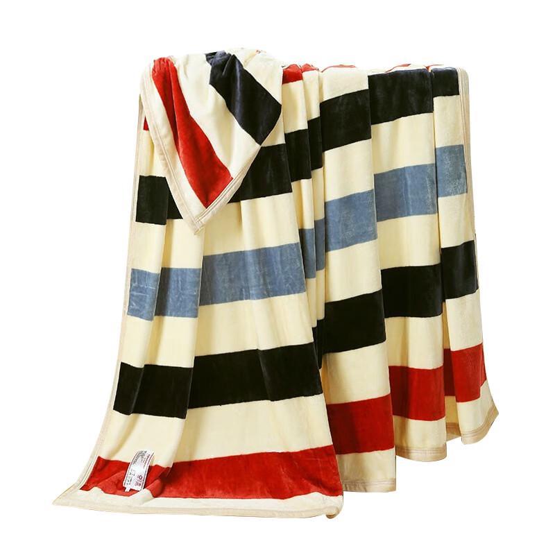 Caiyang Striped Flannel Blanket