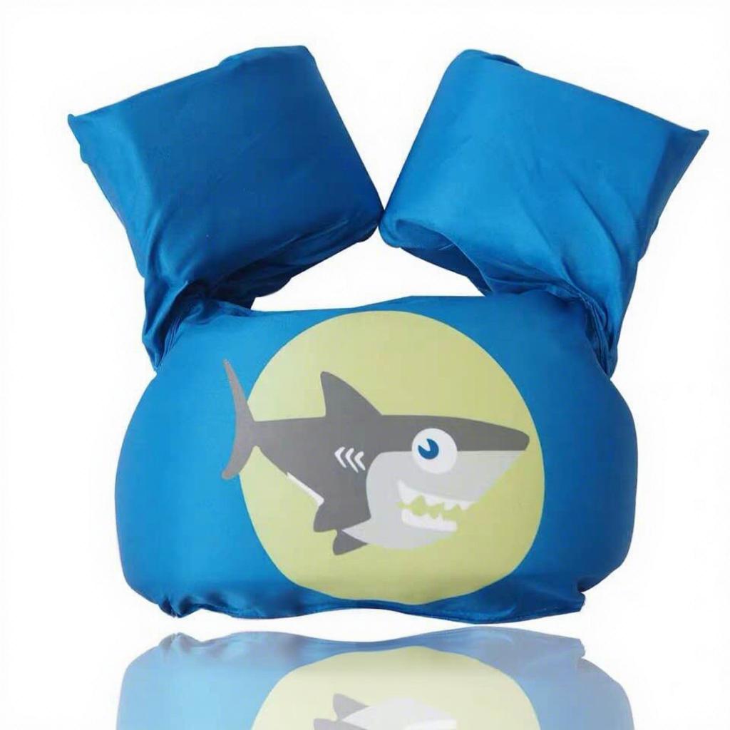Cartoon Children's Buoyant Swimming Arm Ring Float Vest with Nylon/Polyester Material Life Jacket for Water Sports and Fishing