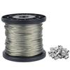 Doshu Wire Rope, Diameter 0.04 Inch (1.0 Mm), Length 322.4 Ft (100 M), Stainless