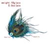 Fashionable Peacocks Feathered Hair Accessory Fashionable Feathery Hairpin Hair Accessory for Celebration and Gatherings