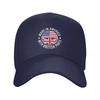 Hergestellt in Amerika mit britischen Teilen Baseballkappe Militärkappe Unisex Unisex Hut Snapback-Hut Golf Unisex Damen