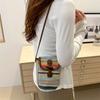 Women's Mobile Phone Bag New Trendy Niche Design Casual Woven Bag Simple Niche One Shoulder Crossbody Small Square Bag Women's Bag