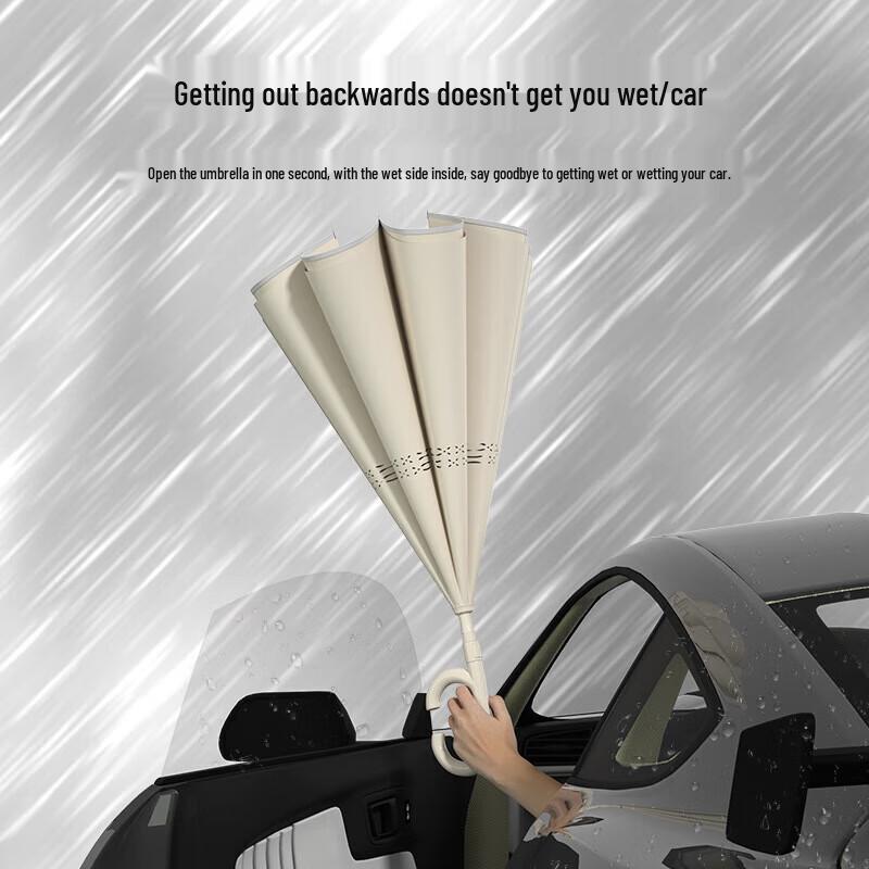 Nanqiao Large Double-Layer Reverse Long Handle Umbrella