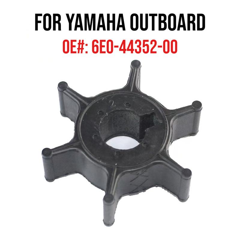 Water Pump Impeller 6E0-44352-00 For Yamaha 4HP 5HP 6HP 2-Stroke 4-Stroke Outboard Motor Replacement Parts 6E04435200
