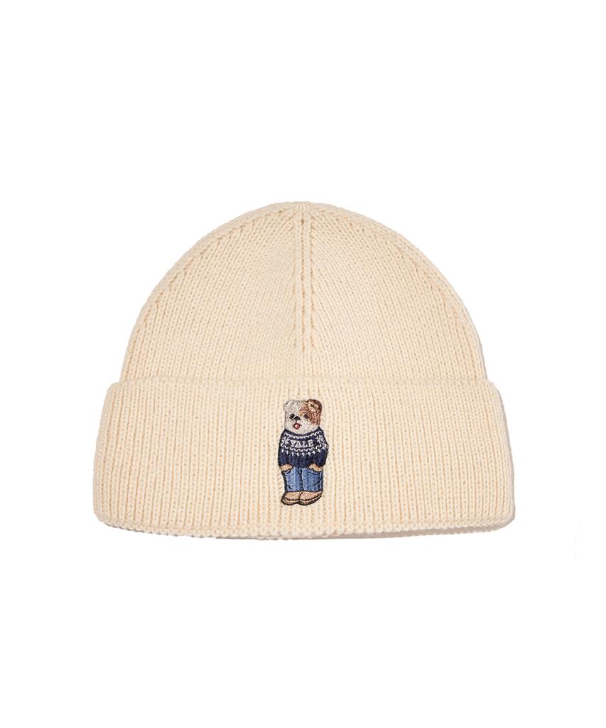 YALE Nordic Dan Cozy Beanie_Ivory