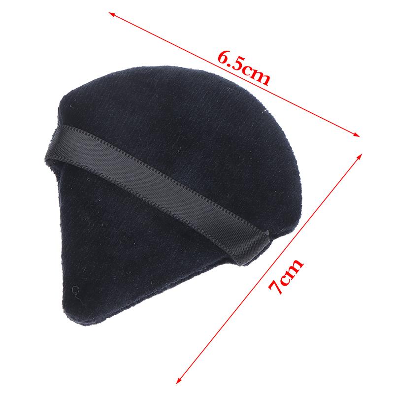 2Pcs Cosmetic Puff Triangle Velvet Mini Makeup Sponge Puffs Make Up Tools