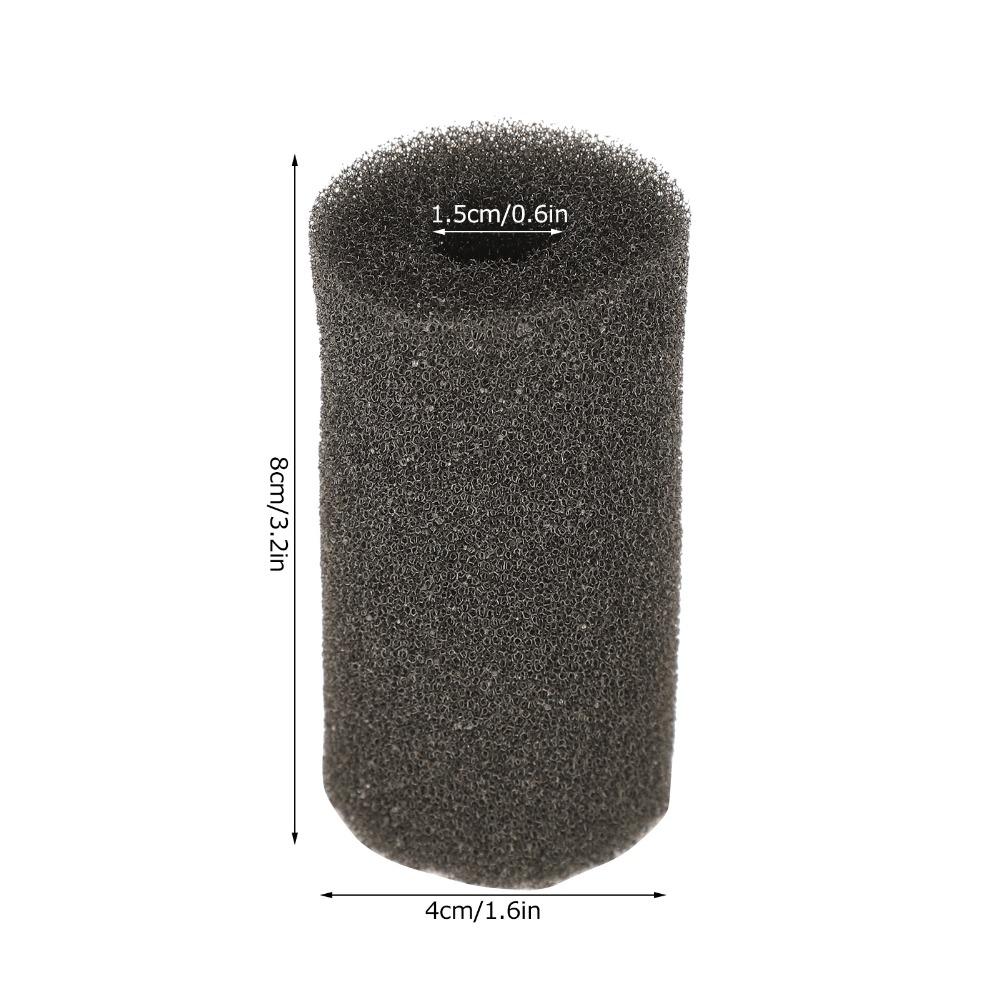 20Pcs Black Aquarium Intake Sponge Guard Fish Tank Filtration System