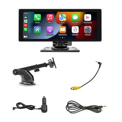 10.26" 4K Dash Cam Wireless Carplay & Android Auto Car DVR WiFi Navigation Rearview Camera Dashboard Video Recorder