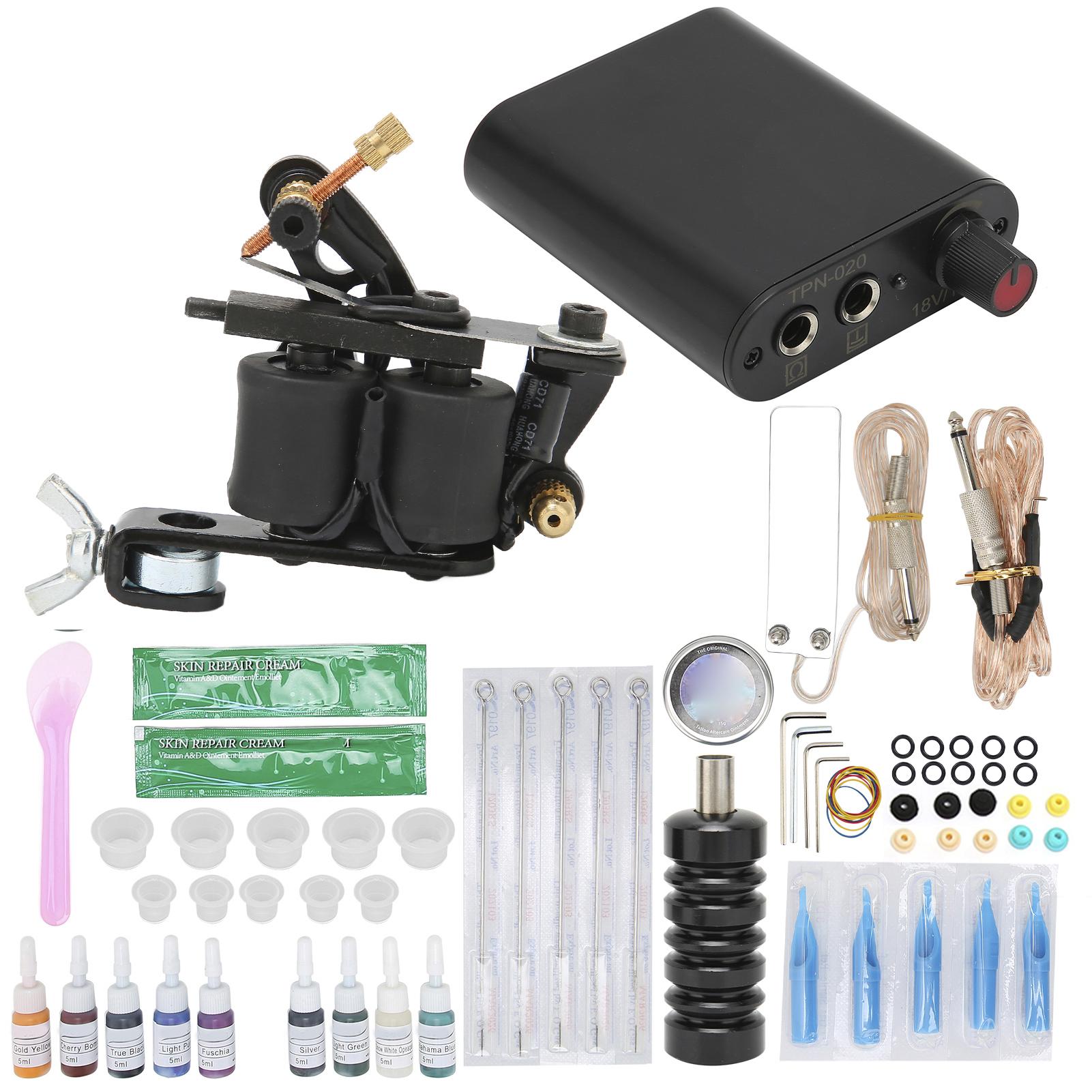 

Профессиональный комплект для тату-машинки, легкий черный блок питания, катушка для тату-машинки, аксессуар для татуировки EU Plug