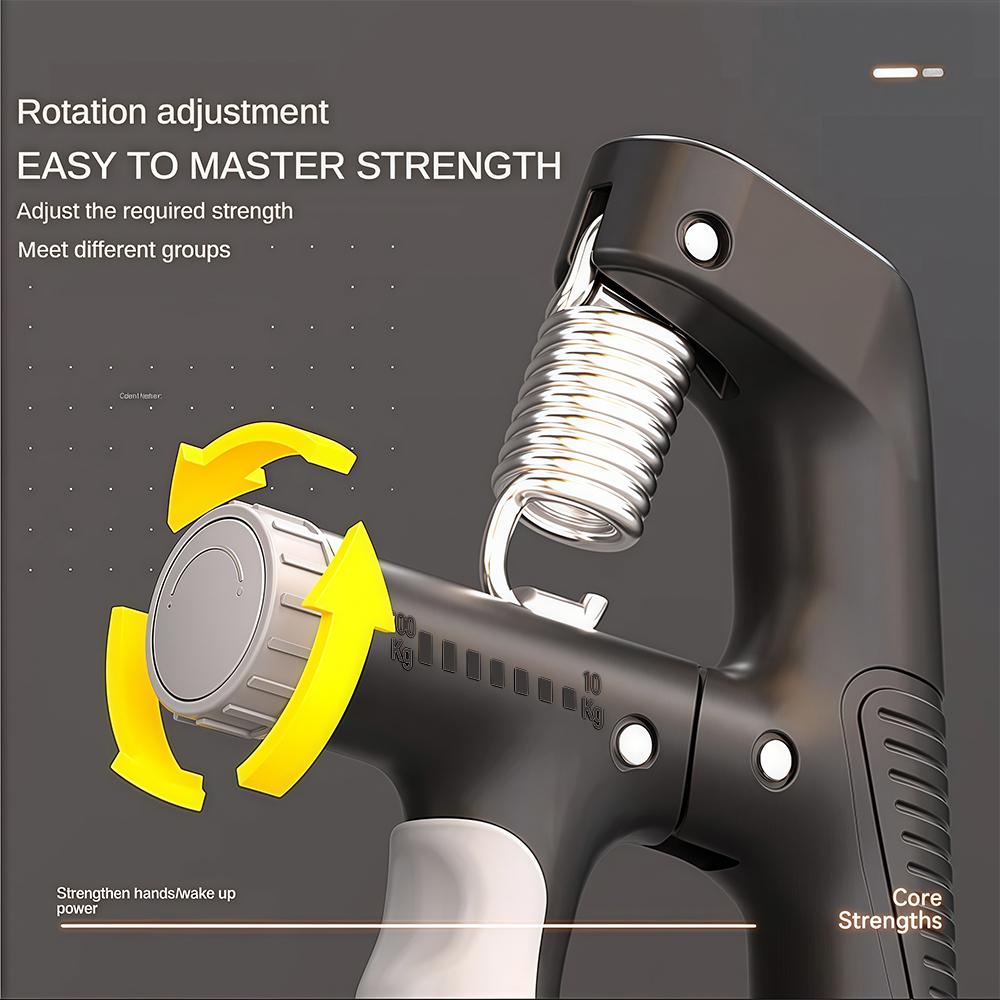 Electronic Counting Grip Strength Device 10-100Kg Wrist And Finger Trainer, Suitable For Muscle Recovery, Fitness, Gym Training