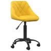 Day and Night - Day and Night Mustard Yellow Velvet Office Chair