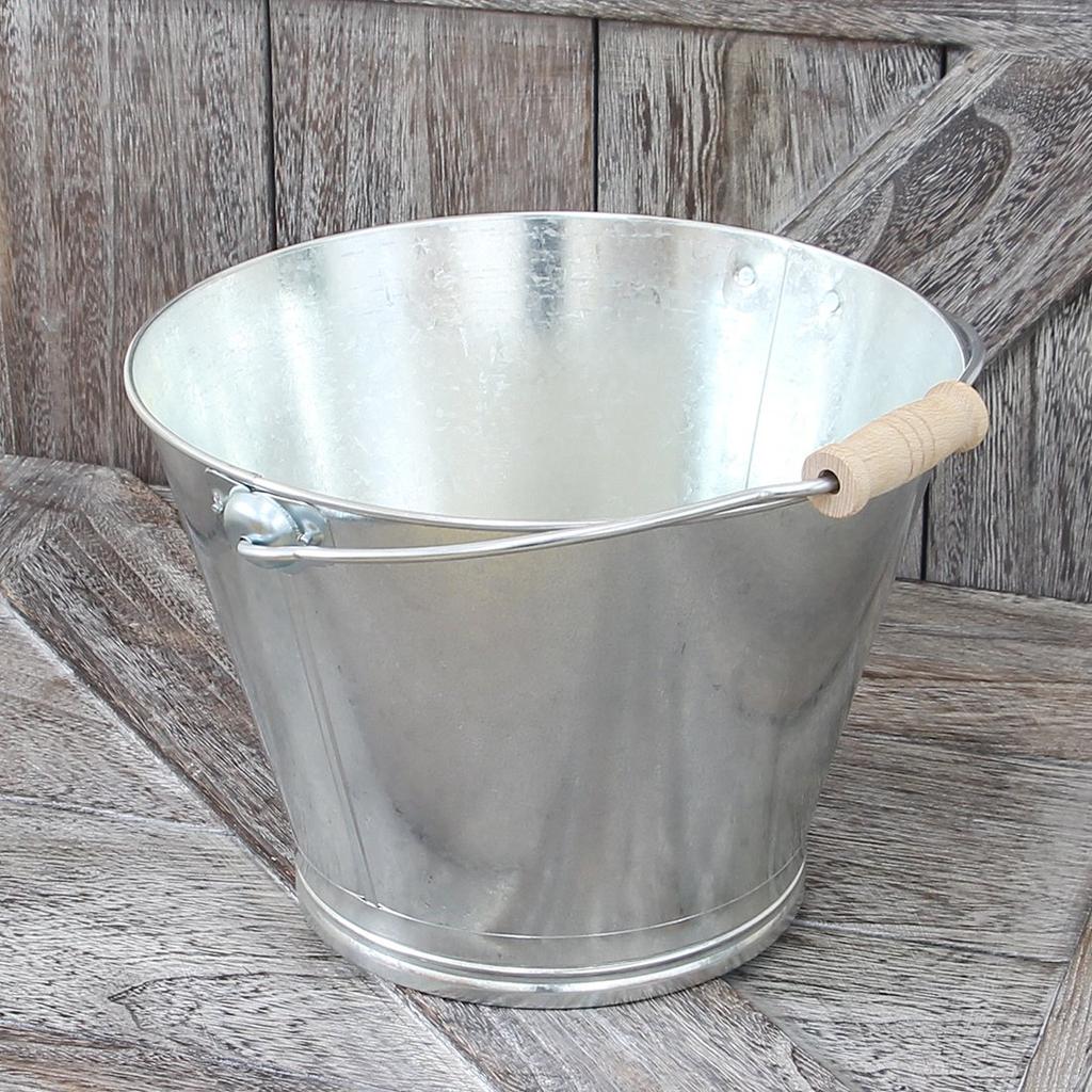 Matsunoya Japanese wooden hand tin bucket S