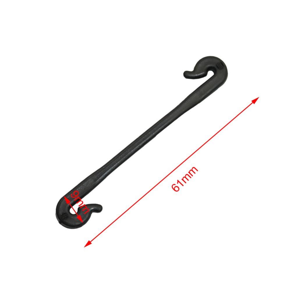 

100 Pcs Vines Fastener Tied Buckle Hook Plant Vegetable Grafting Clips Agricultural Greenhouse Clamping Supplies чёрный