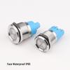 19mm/22mm Stainless Steel LED Flashing Buzzer, Intermittent Sound, 12V/24V