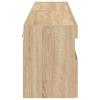 Wall Mounted TV Cabinets with LED Lights 2 pcs Sonoma Oak 80 x 30 x 40 cm