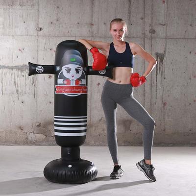 Inflatable Vertical Boxing Column Tumbler Inflatable Sandbag Decompression Fitness Toy