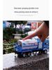 He Kai Toy Fire Truck: Large Alloy Model with Water Spray, Opening Doors, Sound and Light Effects.