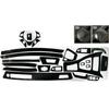 Car Interior Decal Trim 5D Carbon Fiber Trim Vinyl Sticker For BMW E90 E91 2005-2012 Wholesale