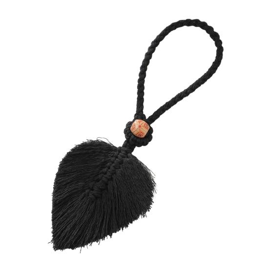 No Drill Curtain Holder Braided Leaf Tieback Boho Cotton Rope Holder
