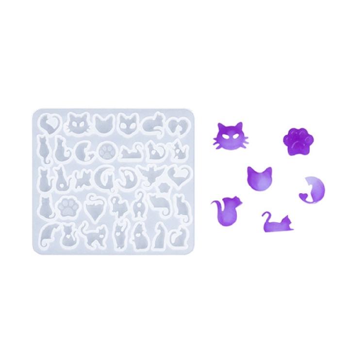 Elegant Sturdy Silicone Cats Earring Mould for Jewelry Making Accessory for Crafting Supplies Home Accessories