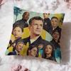 Popular T-TThe Rookie Cushion Cover Soft Washable Pillow Case Multi-Scene for Couch Bed Travel Office Use