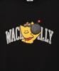 WACKY WILLY Kiki And Lily Graphic Sweatshirt Black