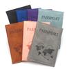 New Travel Passport Covers Women Men Passport Cover Passport Holder ID Card Holder Flight Ticket Clip Travel Accessories