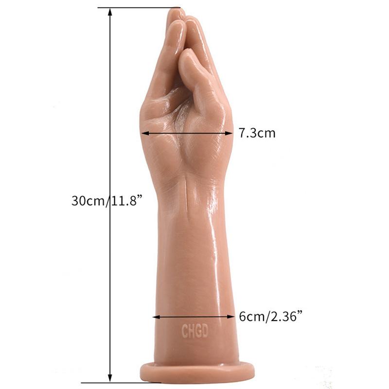 Simulation Hand Penis Male and Female Massage Orgasm Masturbation Device Fun Sex Toy