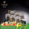 FANKAQI Crystal Glass Whiskey & Brandy Tumbler Sets