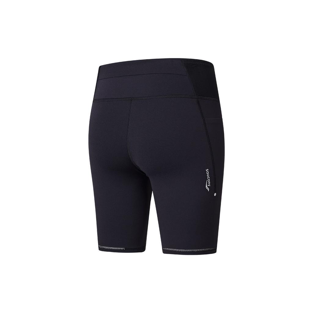 Saucony High Elastic Fashion Sports Shorts Women shorts SA1260LG63T-BK001