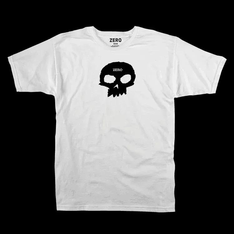 New ZERO Skateboards Vintage Men's Women's Black T-Shirt Size S To 4XL Summer Loose Short Sleeves Cotton T Shirt Top Tees Loose