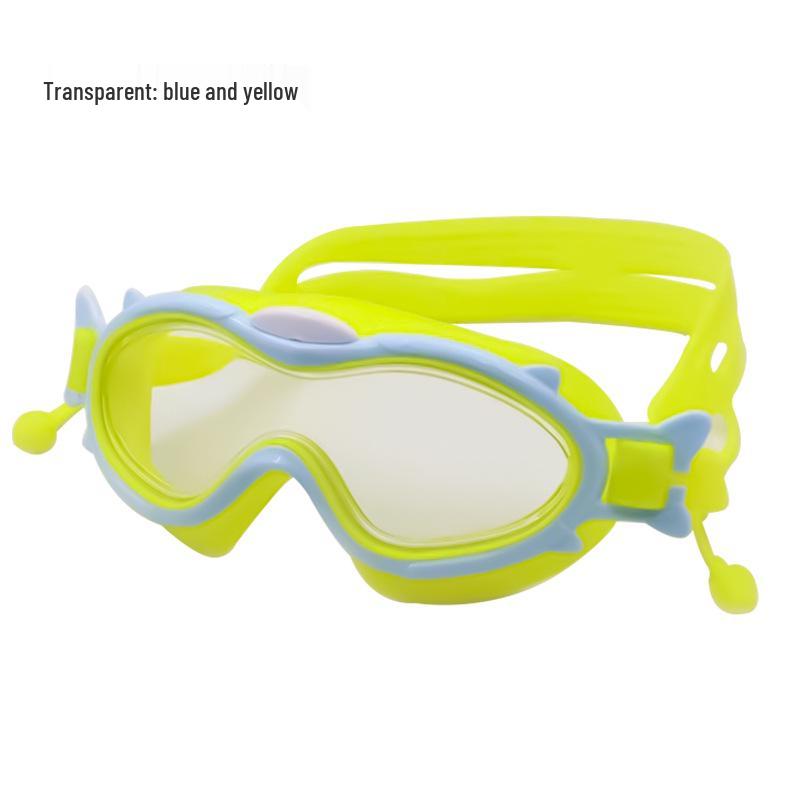Children's Waterproof & Fog-Proof Large Frame Swimming Goggles - HD Clarity Swimming Glasses