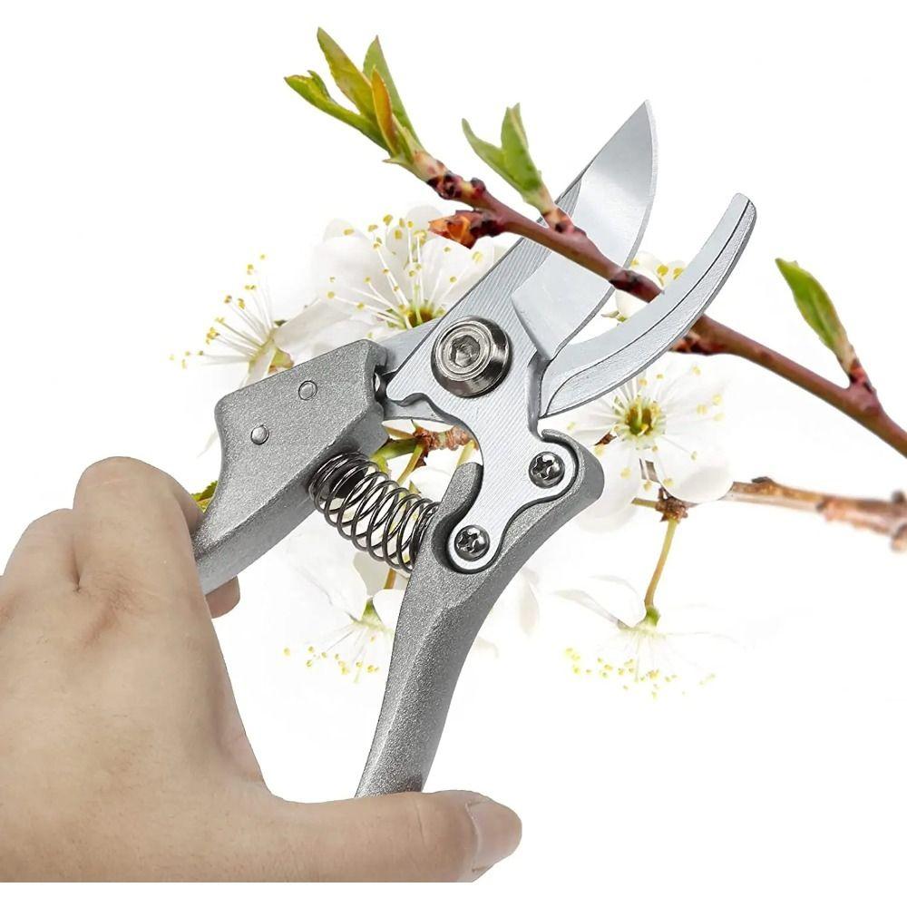 High Quality Steel Pruning Shears Rust-Resistant Snips Pruner Horticulture Tools Comfort Grip Scissors Flower