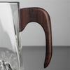 Watch Hill Glass Tea Divider Heat Resistance Fair Cup With Wooden Handle Tea Pitcher Chahai Kung Fu Tea Set Accessories
