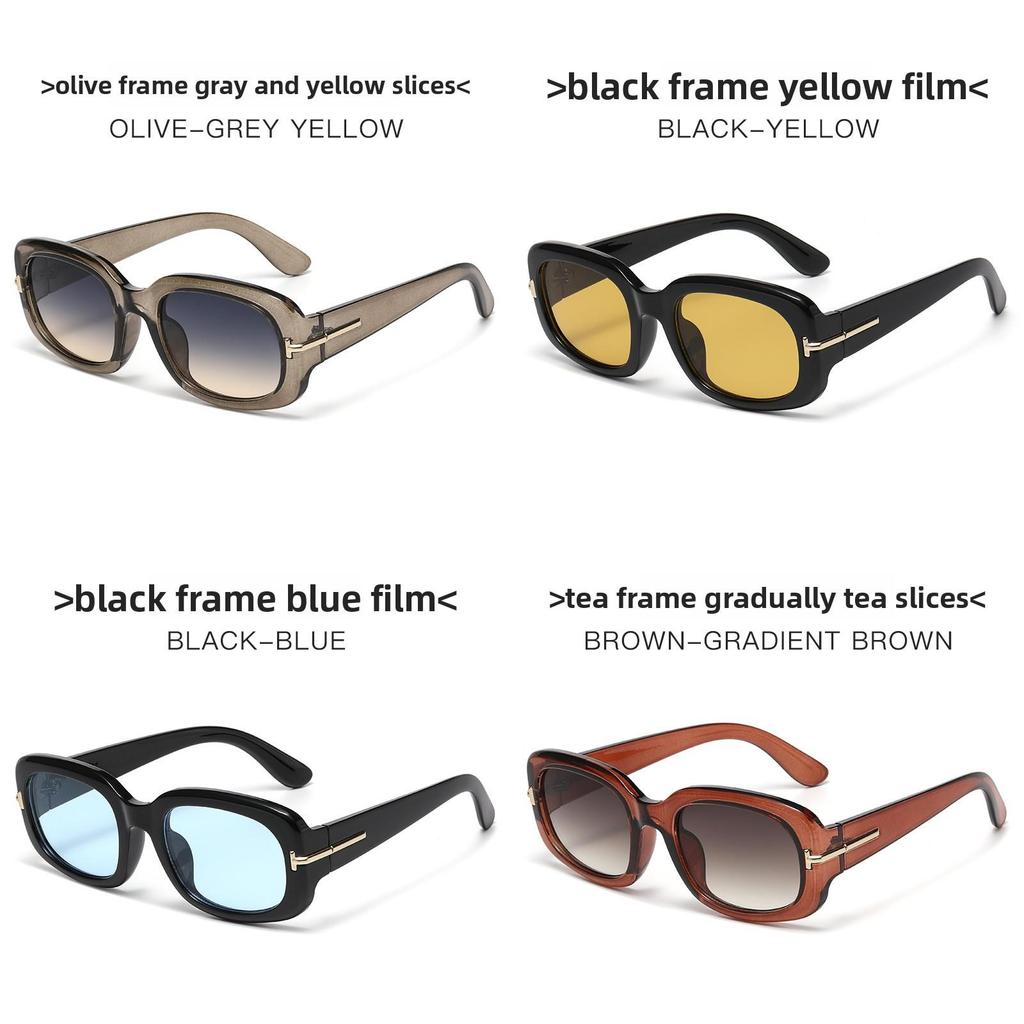 Stylish Frame Square Sunglasses With Uv400 Protection For Fashionable Travel And Outdoor Activities